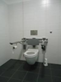 Bürgertreff Die Villa - Behinderten-WC Toilette